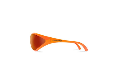 Balenciaga 90S Oval Sunglasses Fluo Orange (745069T00077559)