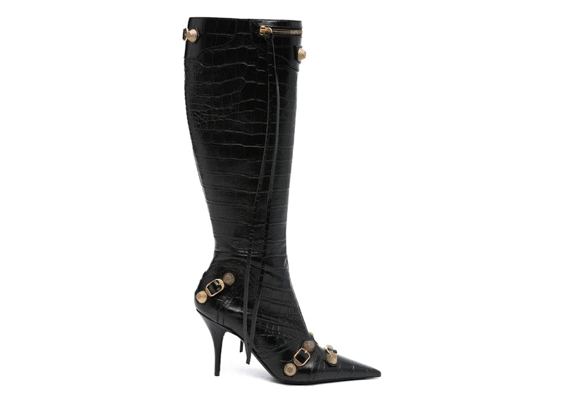 Balenciaga 90mm Cagole Boot Black (Women's)