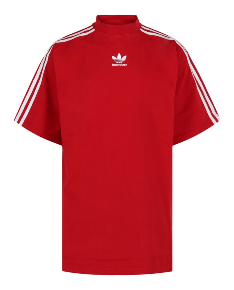 Balenciaga x adidas Oversized T-shirt Red/White