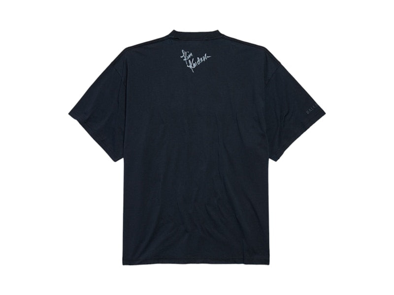 Balenciaga Ambassador Fanclub Series - Kim K Oversized T-shirt Faded Black