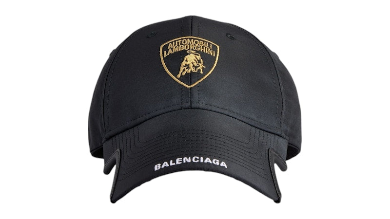 Balenciaga Automobil Lamborghini Adjustable Cap Black