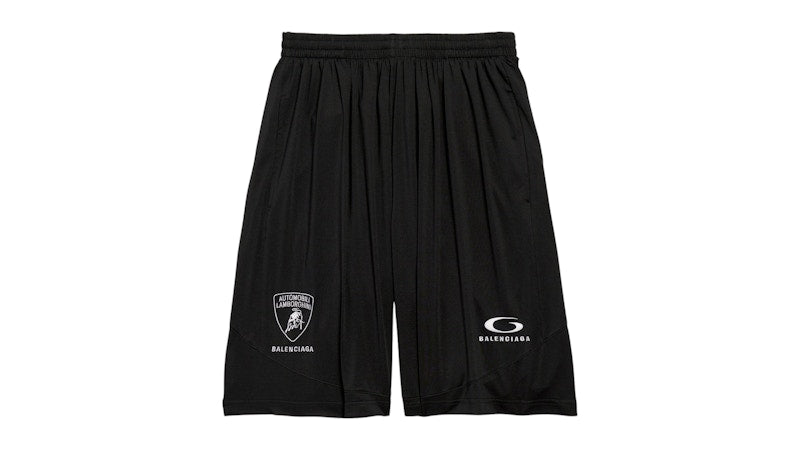 Balenciaga Automobil Lamborghini Baggy Shorts Black