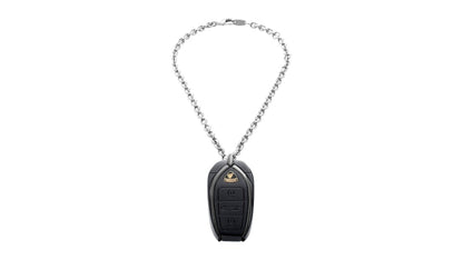 Balenciaga Automobil Lamborghini Car Key Necklace Jewlery Silver/Black