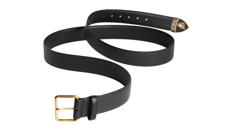 Balenciaga Automobil Lamborghini Classic Belt Black