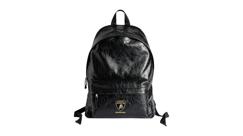 Balenciaga Automobil Lamborghini Explorer Backpack Bag Black