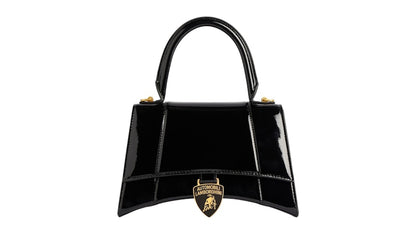 Balenciaga Automobil Lamborghini Hourglass Small Bag Black