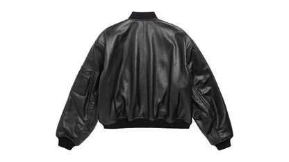 Balenciaga Automobil Lamborghini Oversized Bomber Jacket Black