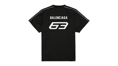 Balenciaga Automobil Lamborghini Oversized Soccer T-shirt Black