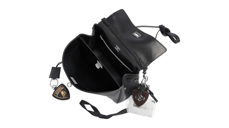 Balenciaga Automobil Lamborghini Rodeo Messenger Small Bag Black