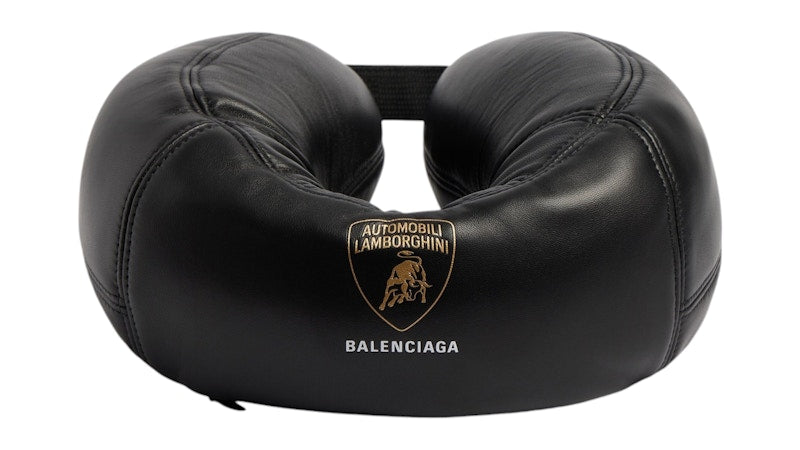 Balenciaga Automobil Lamborghini Travel Pillow Black