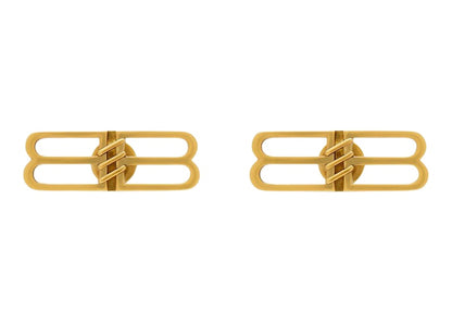 Balenciaga BB Icon Earrings Gold