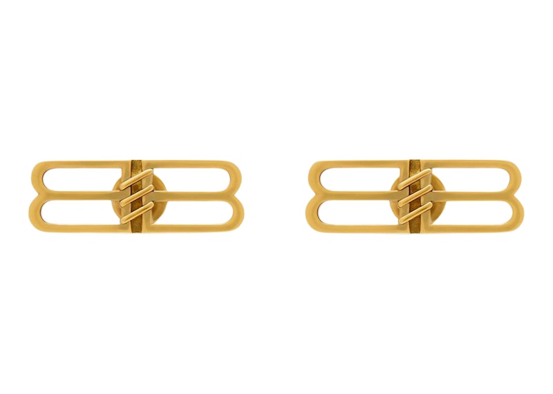 Balenciaga BB Icon Earrings Gold