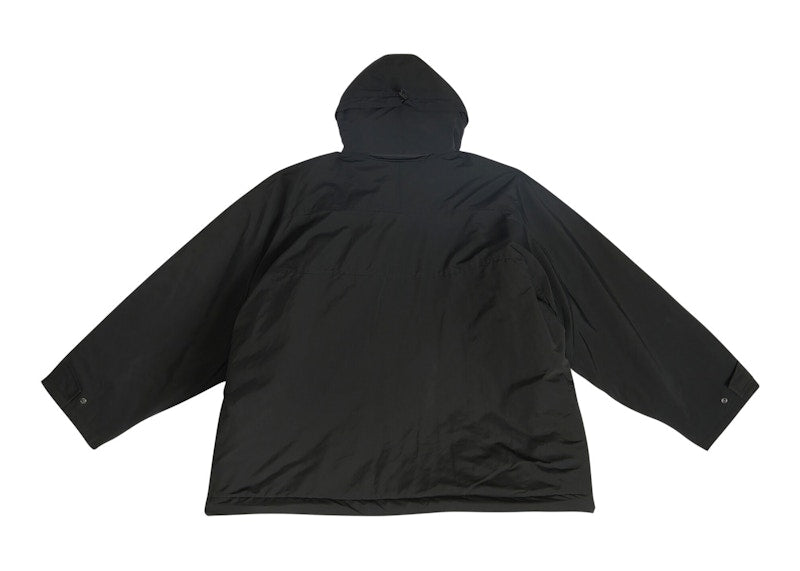 Balenciaga BB Icon Kick Oversized Parka Black