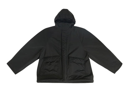 Balenciaga BB Icon Kick Oversized Parka Black