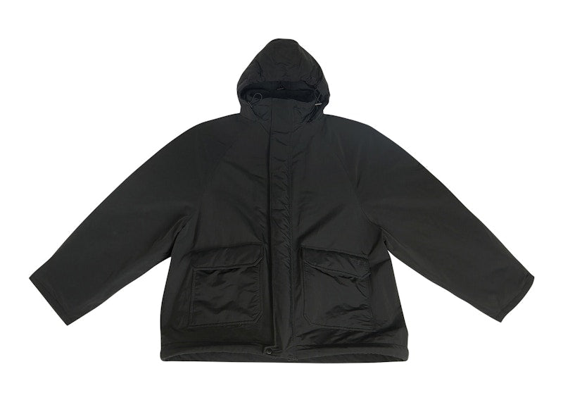 Balenciaga BB Icon Kick Oversized Parka Black