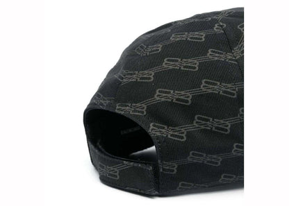 Balenciaga BB Monogram Cap Black