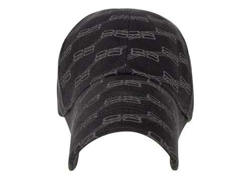 Balenciaga BB Monogram Cap Black
