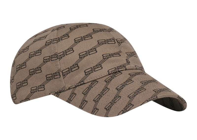 Balenciaga BB Monogram Cap Beige