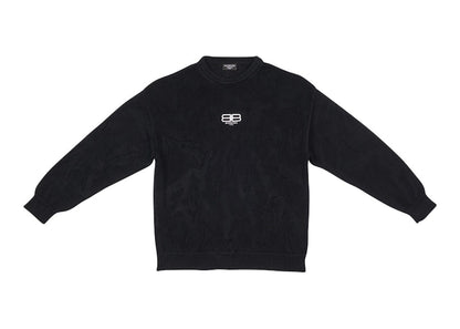 Balenciaga BB Paris Icon Large Fit Sweater Black/White
