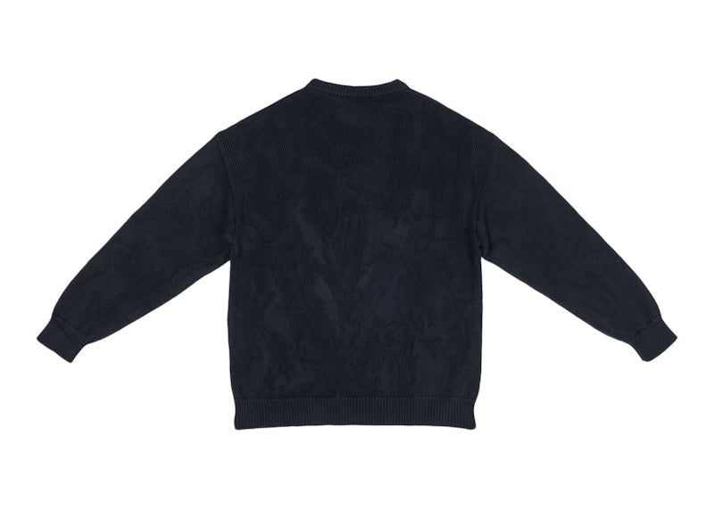 Balenciaga BB Paris Icon Large Fit Sweater Navy/White
