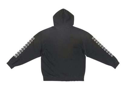 Balenciaga BB Paris Icon Medium Fit Hoodie Black/White
