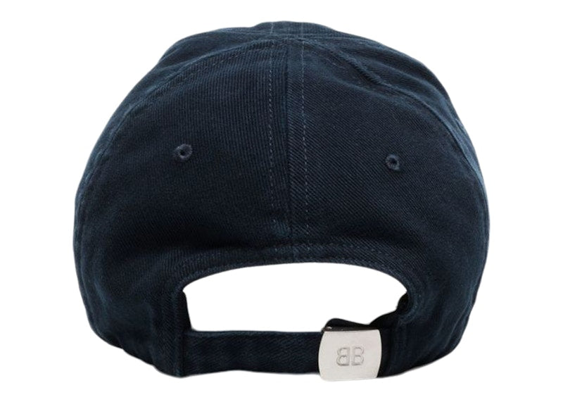 Balenciaga Balenciaga Cities New York Strap-back Cap Marine Blue/White