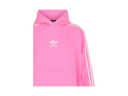 Balenciaga Balenciaga x Adidas Oversized Hoodie Neon Pink/White