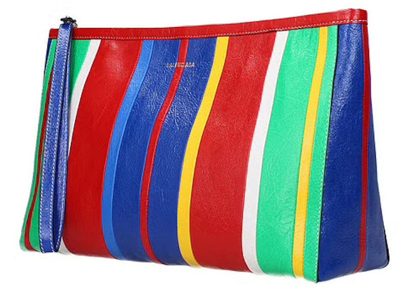 Balenciaga Barbes Zip Pouch Large Multicolor