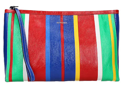 Balenciaga Barbes Zip Pouch Large Multicolor