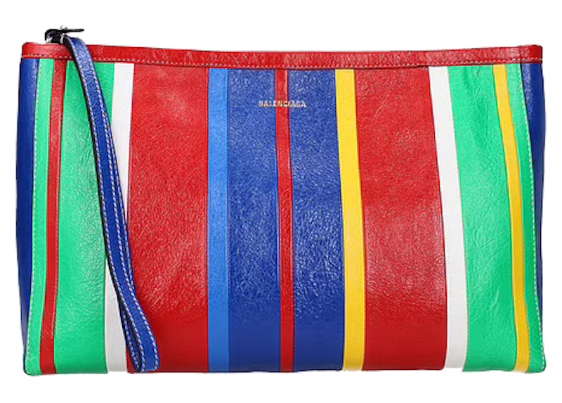 Balenciaga Barbes Zip Pouch Large Multicolor