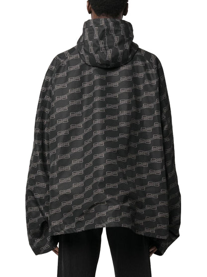 Balenciaga BB Monogram Lightweight Jacket Black