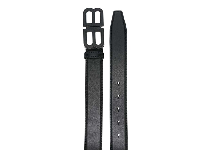 Balenciaga Belt Bb Logo Buckle Black