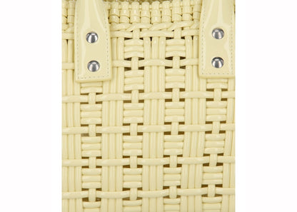 Balenciaga Bistro Strap Basket XS Yellow