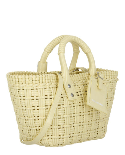 Balenciaga Bistro XS Basket With Strap Yellow