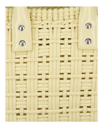 Balenciaga Bistro XS Basket With Strap Yellow