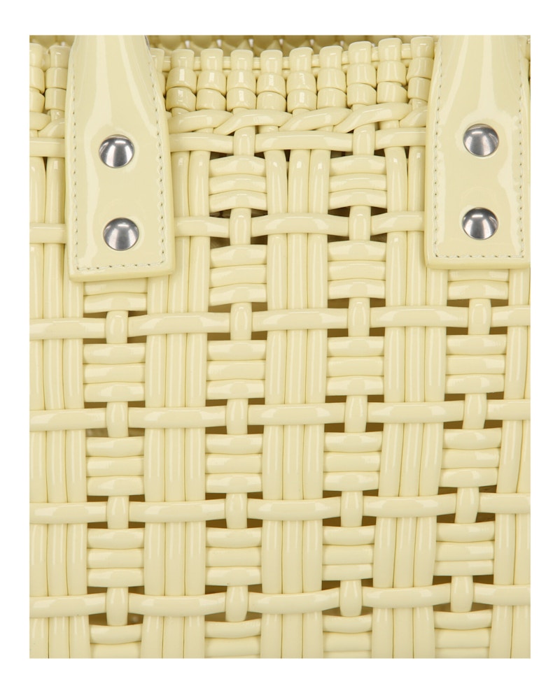 Balenciaga Bistro XS Basket With Strap Yellow