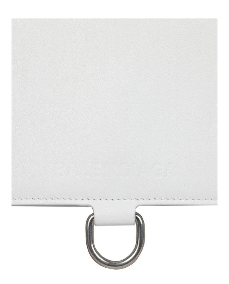 Balenciaga Bondag Wallet On A Chain Optic White