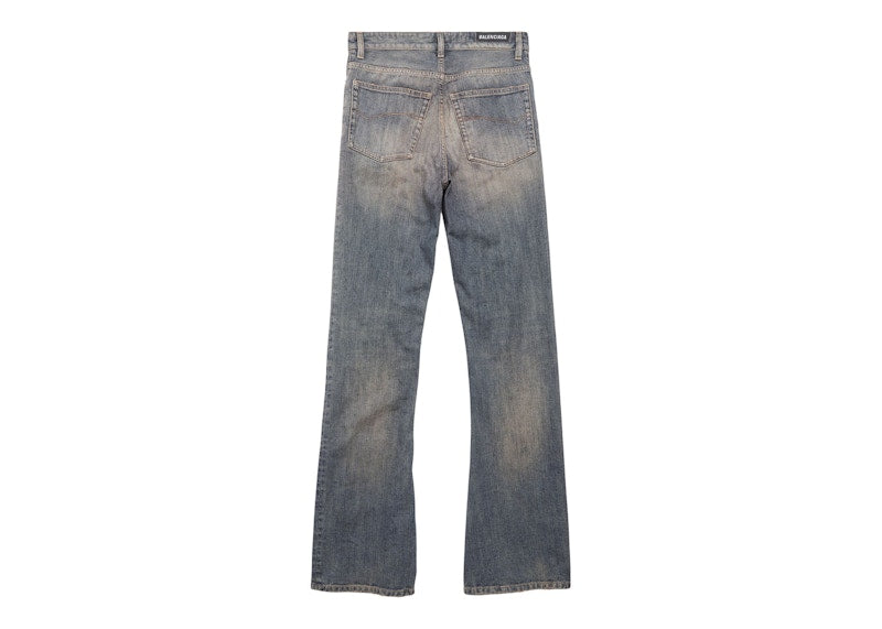 Balenciaga Bootcut Pants Light Blue