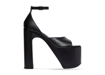 Balenciaga Camden 160mm Sandals Black Leather (Women's)