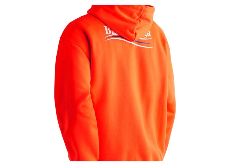 Balenciaga Campaign Logo Hoodie Orange