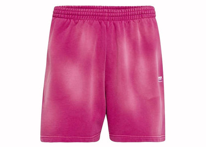 Balenciaga Campaign Logo Sweatshorts Dark Fuchsia