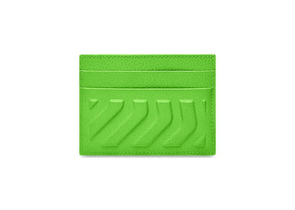 Balenciaga Car (4 Card Slots 1 Bill Compartment) Card Holder Bright Green/Black