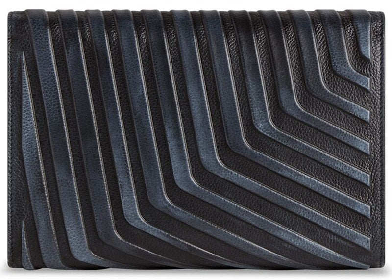 Balenciaga Car Flap Dirty Effect Crossbody Black