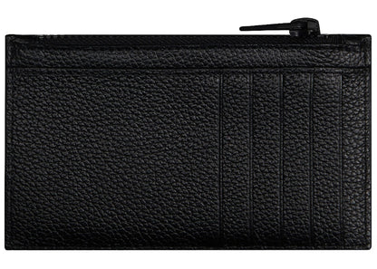 Balenciaga Car Long Coin And Card Holder in Grained Calfskin Black