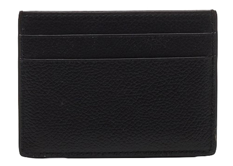 Balenciaga Logo Print (4 Card Slot) Card Holder Black/White