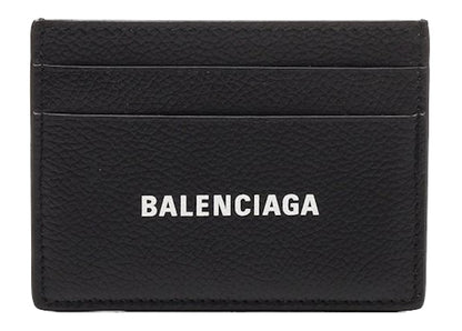 Balenciaga Logo Print (4 Card Slot) Card Holder Black/White