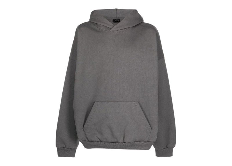 Balenciaga Care Label Hoodie Grey/Black