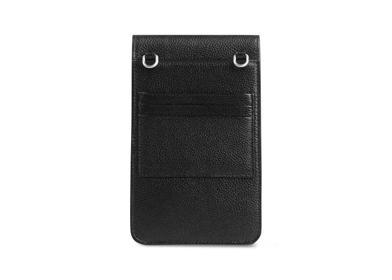 Balenciaga Cash Phone and Card Holder Black