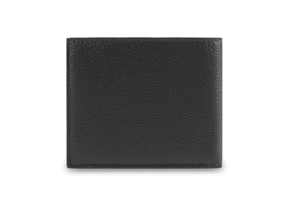 Balenciaga Cash Square (8 Card Slot 2 Bill Compartments) Folded Wallet Black/Blue
