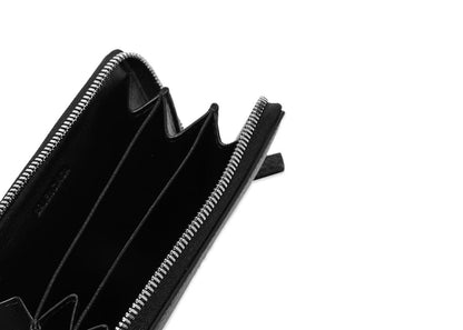 Balenciaga Cash Zip Card Holder Black/White